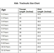 2 Pcs Boys Fleece Printed Sweatshirt Tracksuit