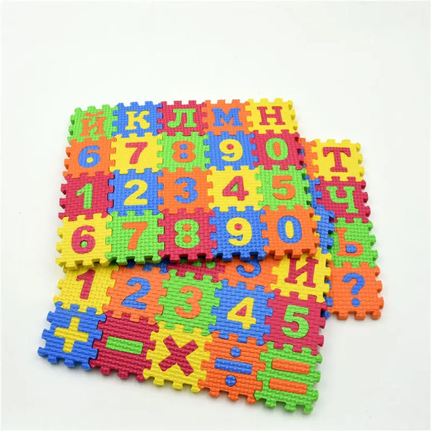 Foam Alphabet And Number Puzzle