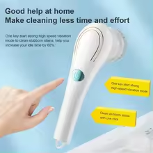 🧼 💎 5 in 1 Electric Cleaning Brush | Multifunctional Smart Cleaning Tool 💎 ✨ Rechargeable | Powerful | Waterproof | For Home & Bathroom ✨