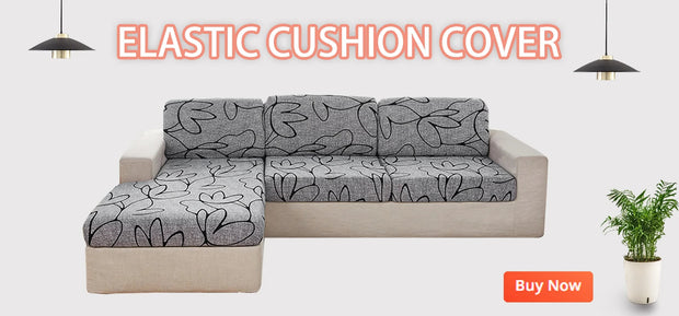 1pc Floral Elastic Sofa Cover – Anti-Dust, Stretchable Furniture Protector for Living Room, Bedroom & Office Decor