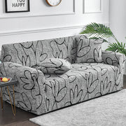 1pc Floral Elastic Sofa Cover – Anti-Dust, Stretchable Furniture Protector for Living Room, Bedroom & Office Decor