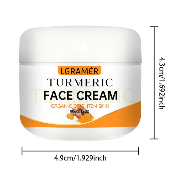 Turmeric Face Cream – Brightening & Anti-Wrinkle Moisturizer