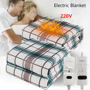 Electric blanket household double single electric mattress dormitory safety mite removal dual control temperature adjustment