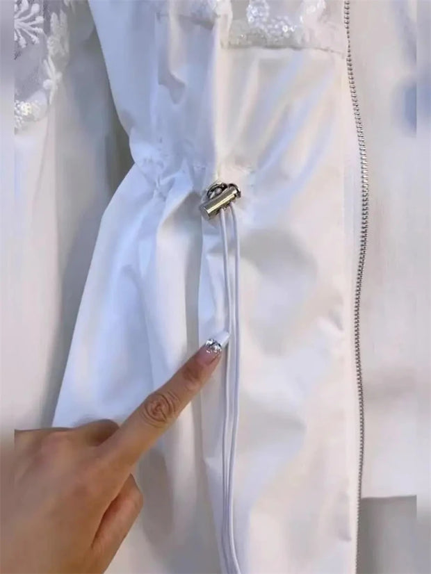 Ladies Long Sleeve Trench Coat – Stylish All-Match Outerwear for 2025