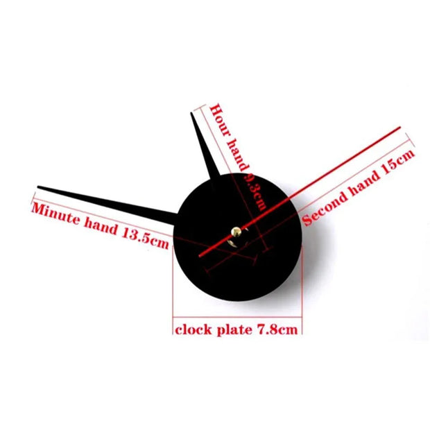 Creative 3D Luminous Silent Wall Clock – DIY Acrylic Digital Clock for Living Room & Bedroom Home Decor