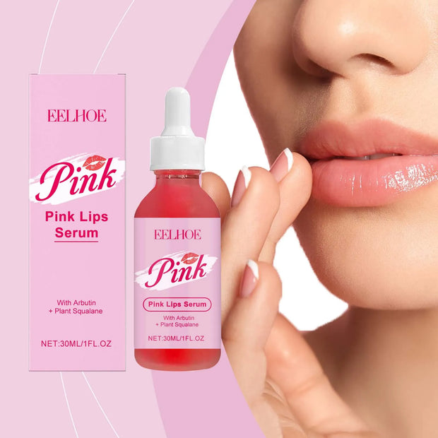 Pink Lip Essence – Moisturizing, Brightening & Line-Smoothing Lip Treatment | Korean Skincare Formula