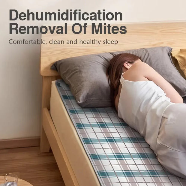 Electric blanket household double single electric mattress dormitory safety mite removal dual control temperature adjustment