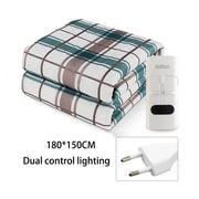 Electric blanket household double single electric mattress dormitory safety mite removal dual control temperature adjustment