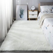 💎 Luxury Shaggy Gray Area Rug | Ultra Soft Long Pile Carpet for Living Room & Bedroom