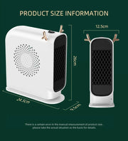 Portable Electric Heater Fan – 500W Desktop Hand & Foot Warmer for Home & Office, Energy Efficient Winter Heating