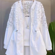 Ladies Long Sleeve Trench Coat – Stylish All-Match Outerwear for 2025