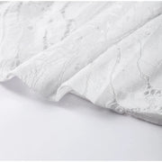 Elegant Lace Long Dress – High Collar, Slim Fit, Patchwork Design for Spring & Autumn Parties 2025