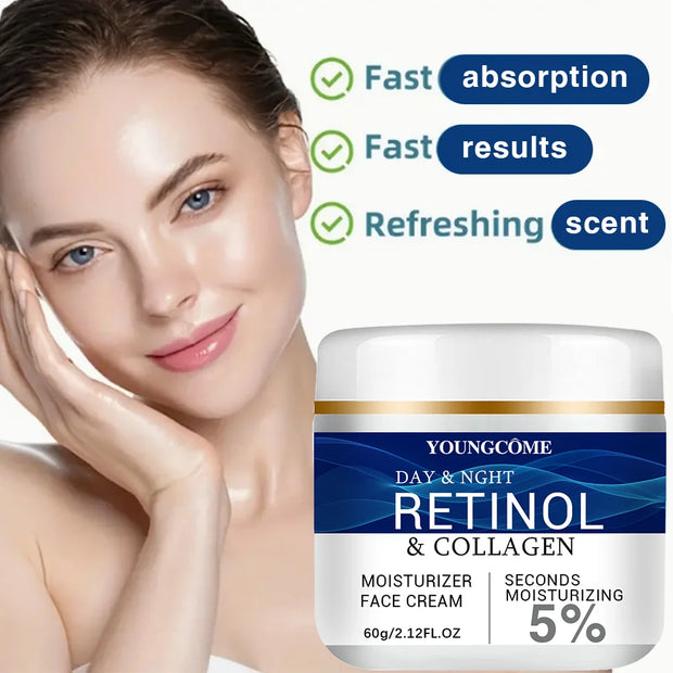 Collagen Retinol Face Cream – Anti-Aging & Brightening Moisturizer
